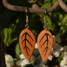 Boucles d'oreilles Feuilles