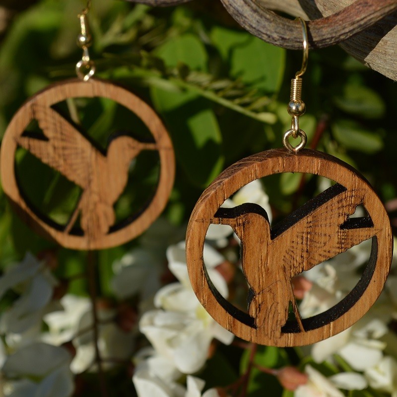 Boucles d'oreilles Colibri