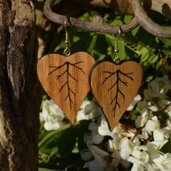 Boucles d'oreilles Lilas