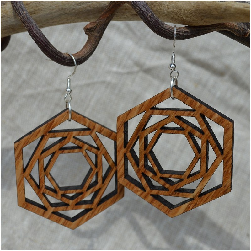 Boucles d'oreilles Gurung - Grand modèle