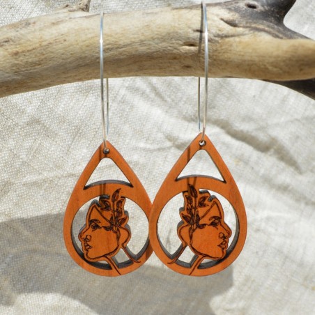 Boucles d'oreilles Naturellement Femme