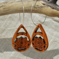 Boucles d'oreilles Fleur de...